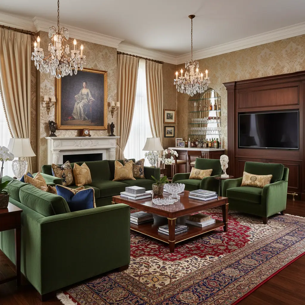 Luxurious interior design style