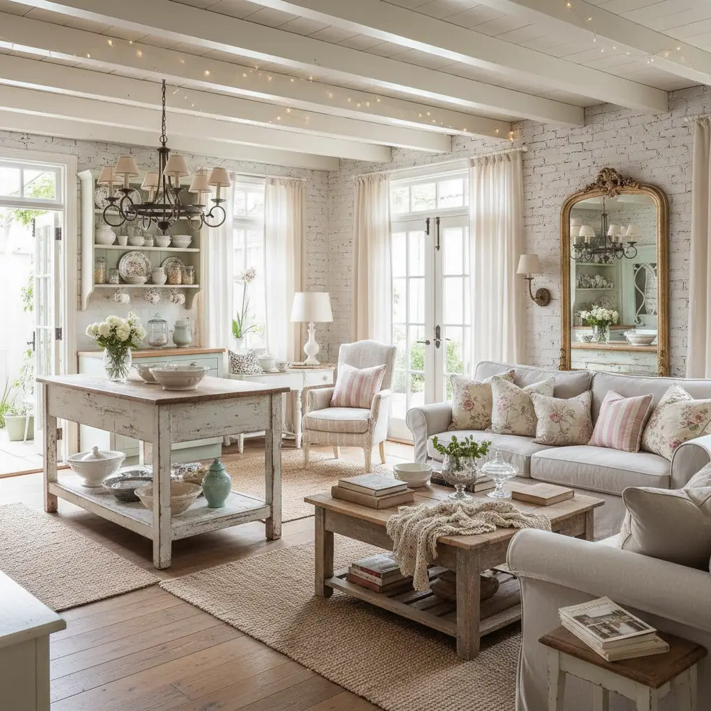Shabby Chic interior design style
